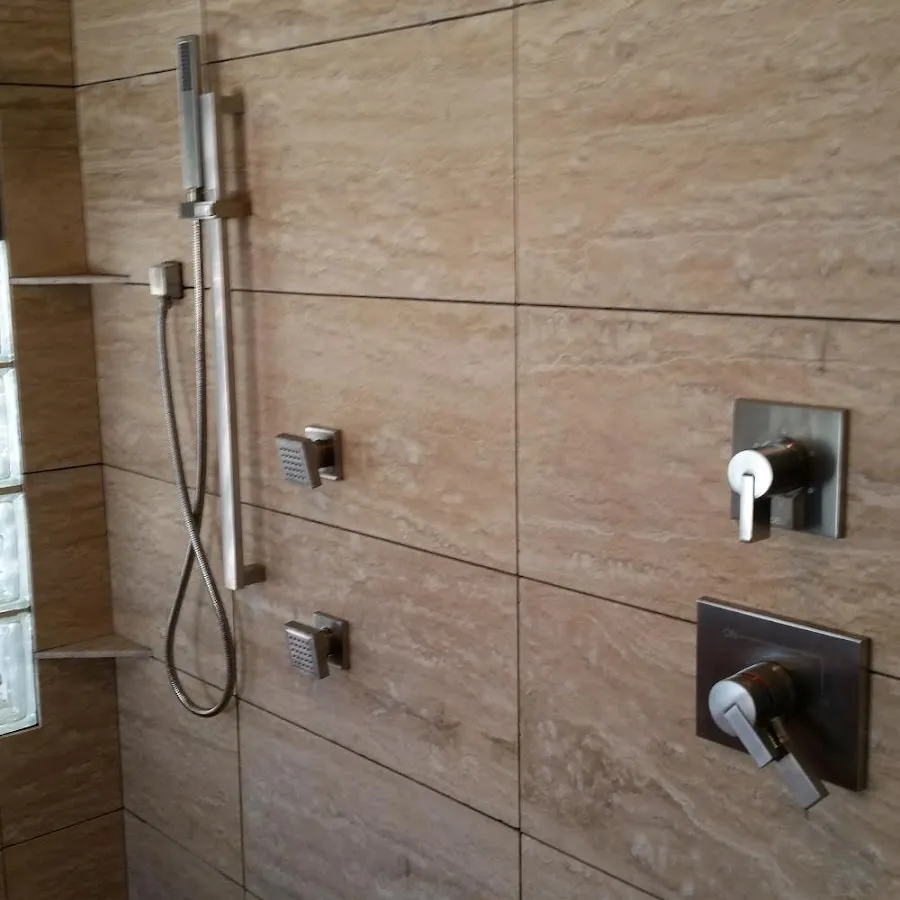 Shower fixture installation for Water Heater Installation in Bucksport